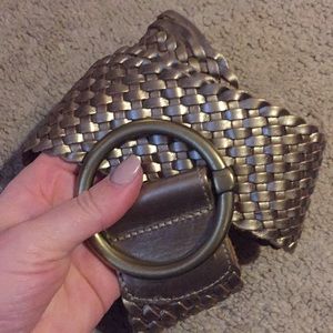 Ann Taylor belt. Size medium. Bronze colored